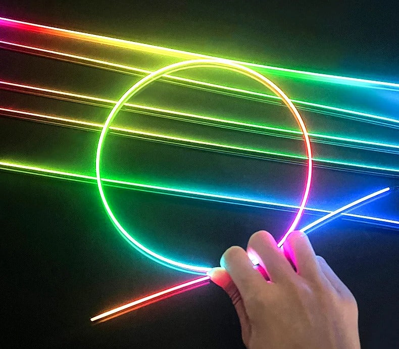 Sistema LED RGB Carro Luzes Ambiente Light Universal Interior APP