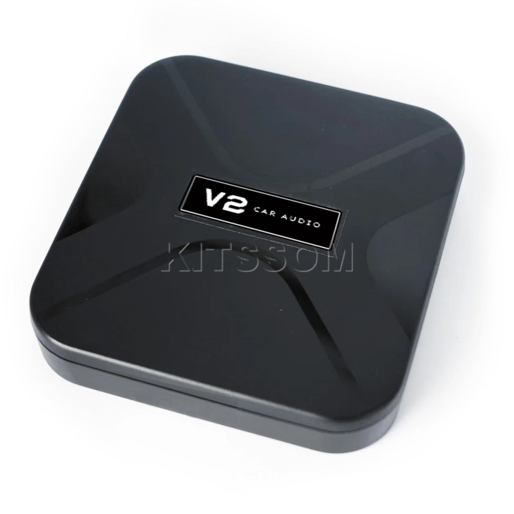 Box Carplay V2 Carplay e Android Auto Sem Fio-V2 CAR AUDIO-Kitssom