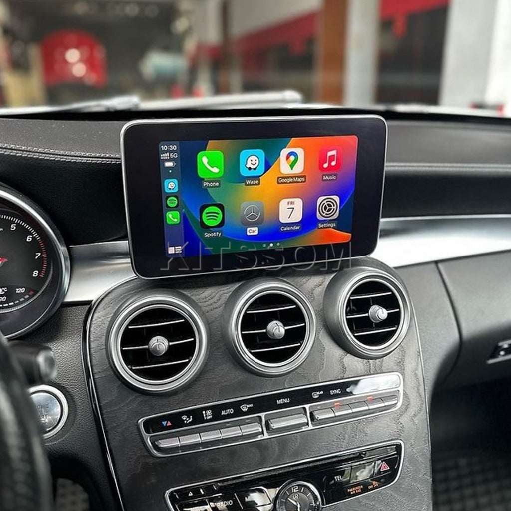 Interface Carplay V2 Mercedes Benz GLA CLA A200 A180 A250 GLC SLK C180 C200 C250 C300 2016 2017 2018 2019-V2 CAR AUDIO-Kitssom