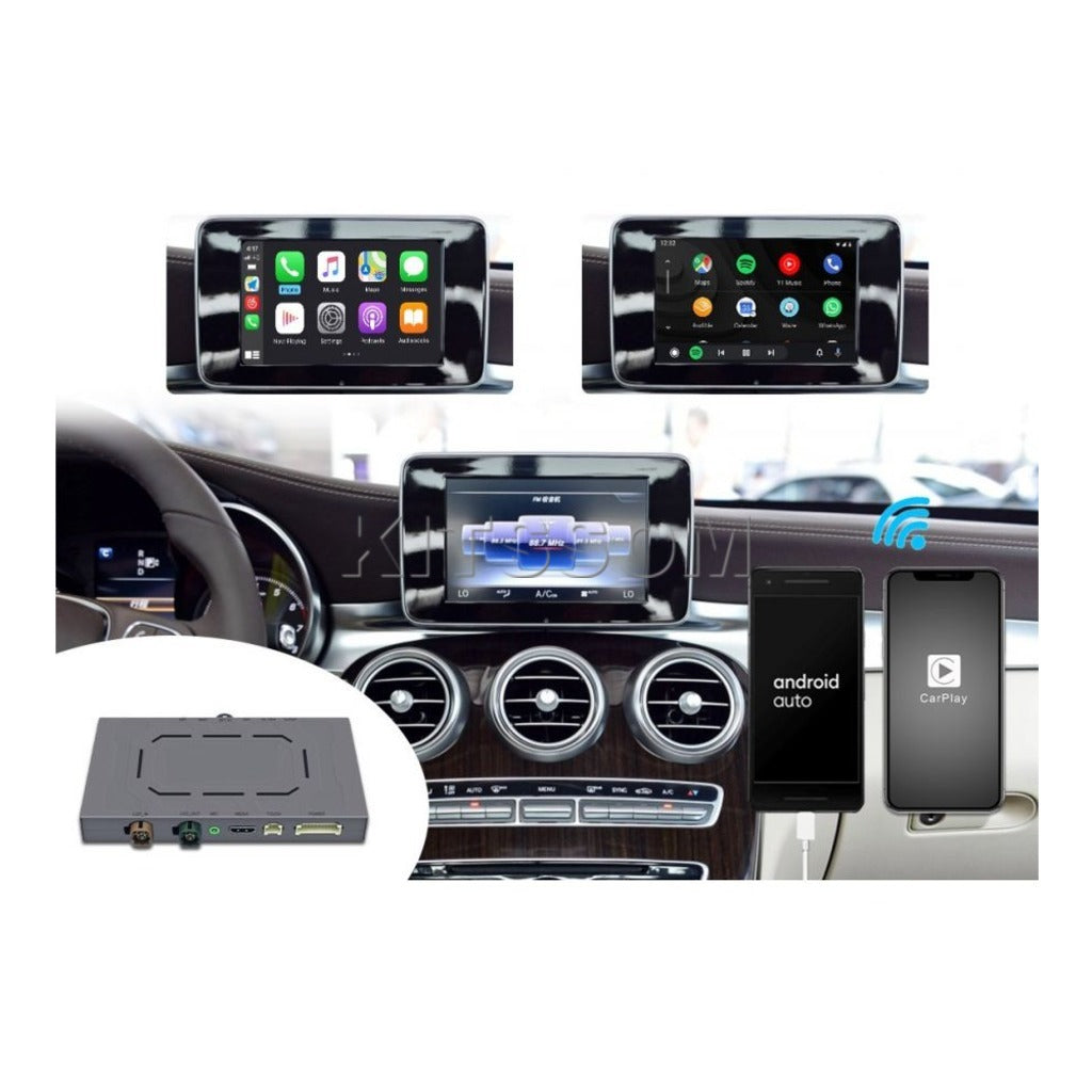 Interface Carplay V2 Mercedes Benz GLA CLA A200 A180 A250 GLC SLK C180 C200 C250 C300 2016 2017 2018 2019-V2 CAR AUDIO-Kitssom