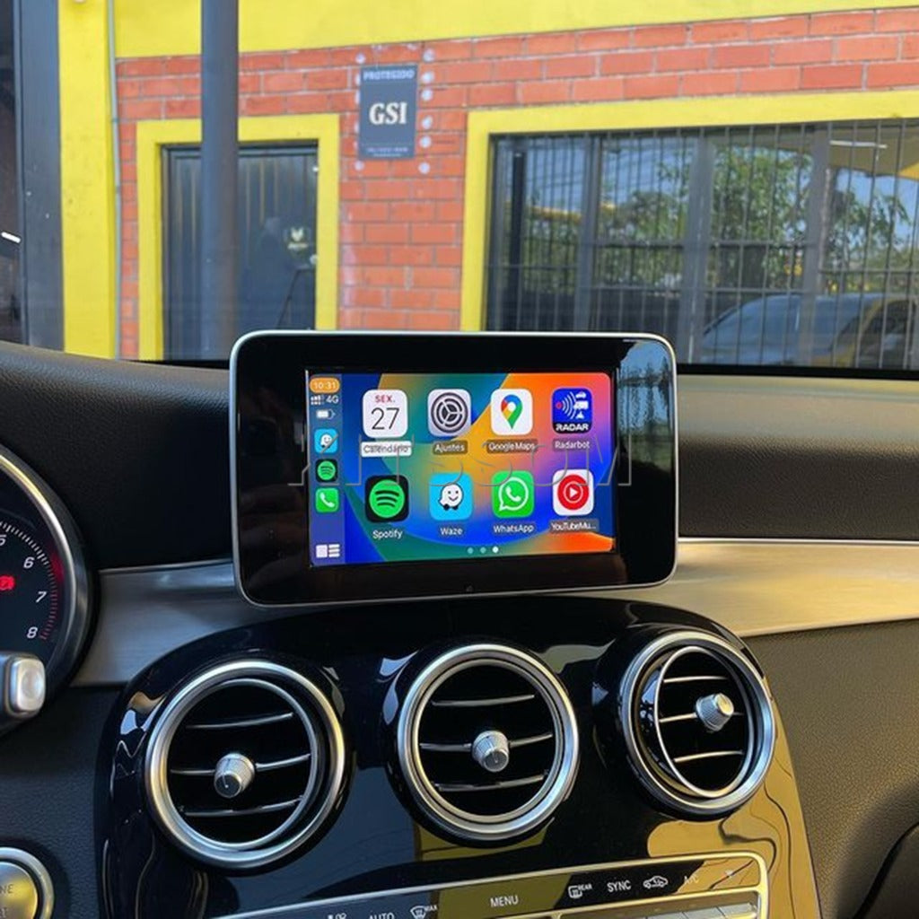 Interface Carplay V2 Mercedes GLA CLA A200 A180 A250 GLC SLK C180 C200 C250 C300 2011 2012 2013 2014 2015-V2 CAR AUDIO-Kitssom