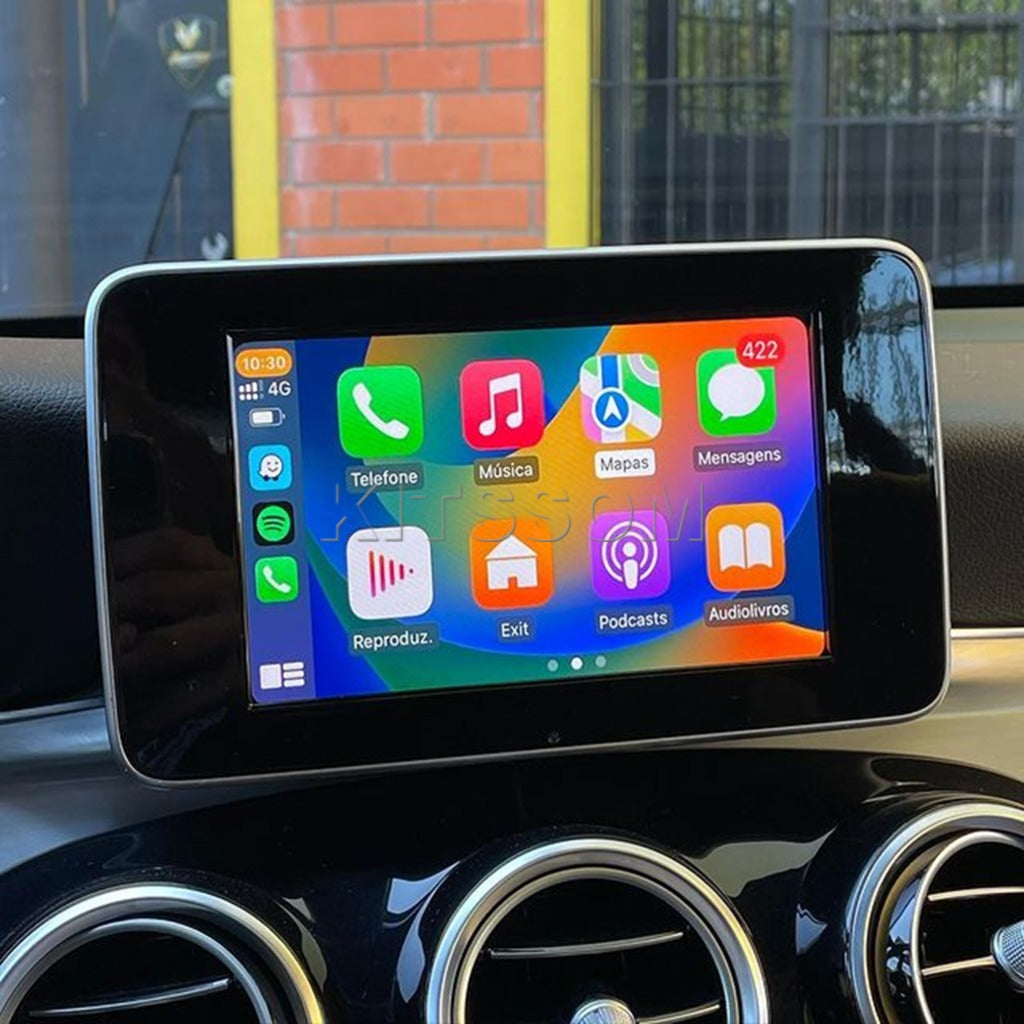 Interface Carplay V2 Mercedes GLA CLA A200 A180 A250 GLC SLK C180 C200 C250 C300 2011 2012 2013 2014 2015-V2 CAR AUDIO-Kitssom