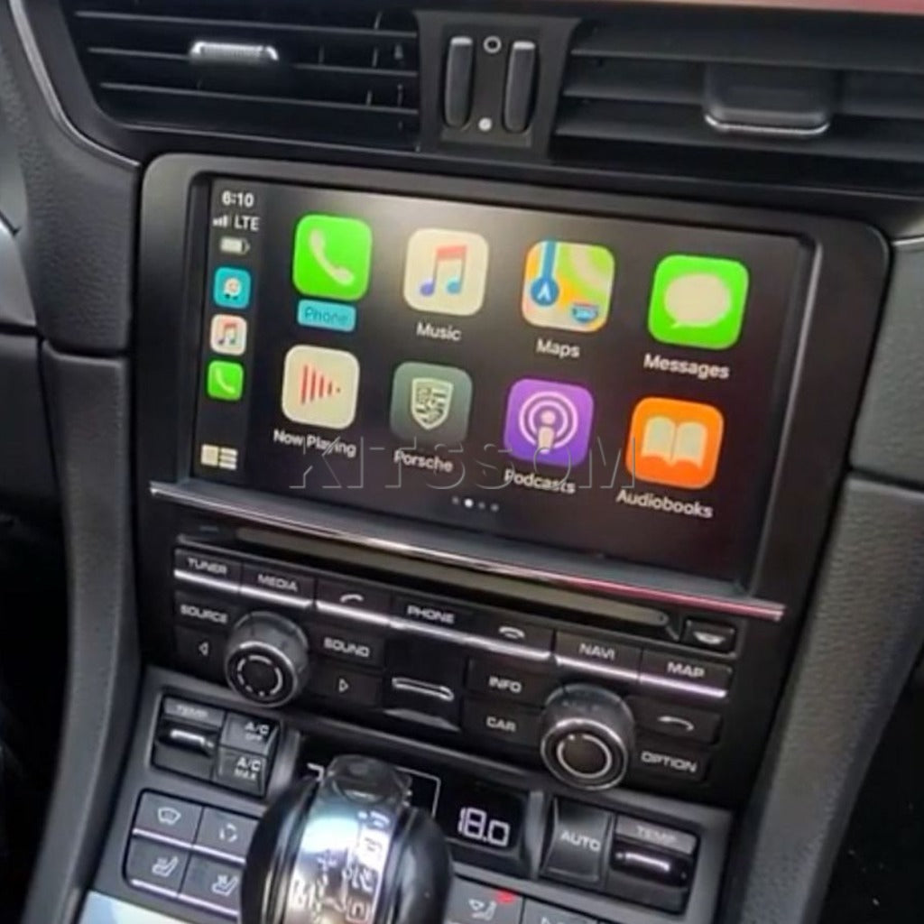 Interface Carplay V2 Porsche Cayenne, Macan, Boxster, Panamera, 911, 912 2011 2012 2013 2014 2015-V2 CAR AUDIO-Kitssom