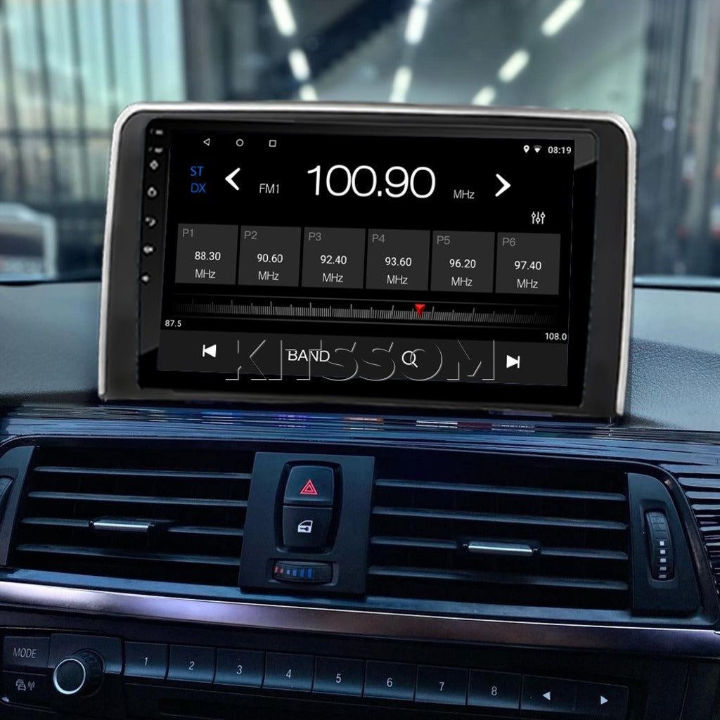 Multimidia BMW Serie 3 F30 320 321 316 318 330 2011 2012 2013 2014 2015 2016 V2 Carplay 9"-V2 CAR AUDIO-Kitssom