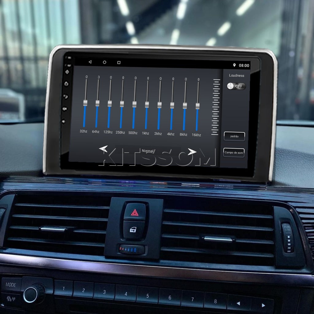Multimidia BMW Serie 3 F30 320 321 316 318 330 2011 2012 2013 2014 2015 2016 V2 Carplay 9"-V2 CAR AUDIO-Kitssom