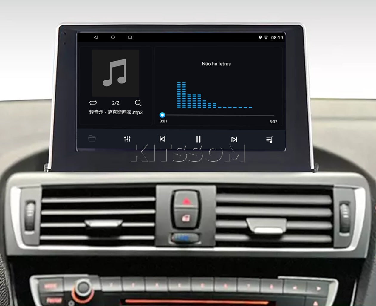 Multimidia BMW Serie 1-2 F20 F21 114i 116i 118i 120i 125i M135i 2011 2012 2013 2014 2015 2016 V2 Carplay 9"-V2 CAR AUDIO-Kitssom
