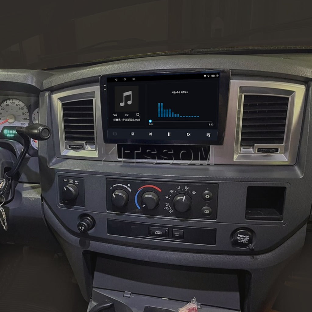 Multimídia Dodge RAM 2007 2008 2009 2010 2011 2012 V2 Carplay 9"-V2 CAR AUDIO-Kitssom