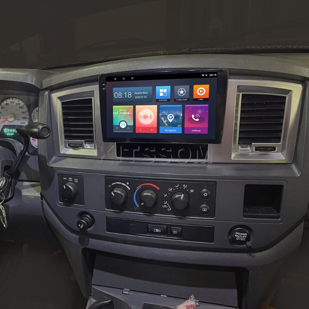 Multimídia Dodge RAM 2007 2008 2009 2010 2011 2012 V2 Carplay 9"-V2 CAR AUDIO-Kitssom