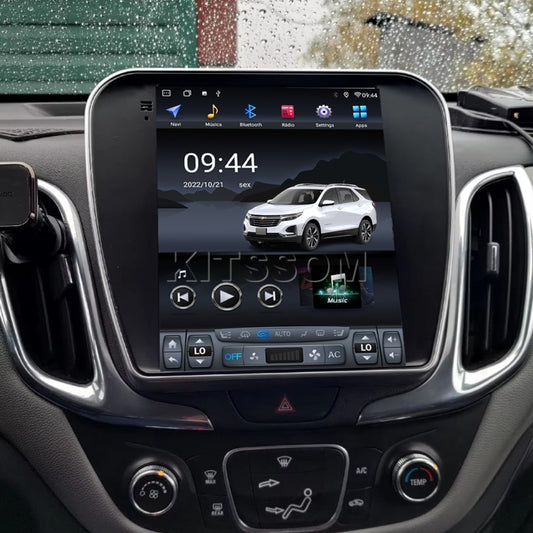 Central multimídia Tesla screen para Chevrolet Equinox com tela vertical de 9.7 polegadas