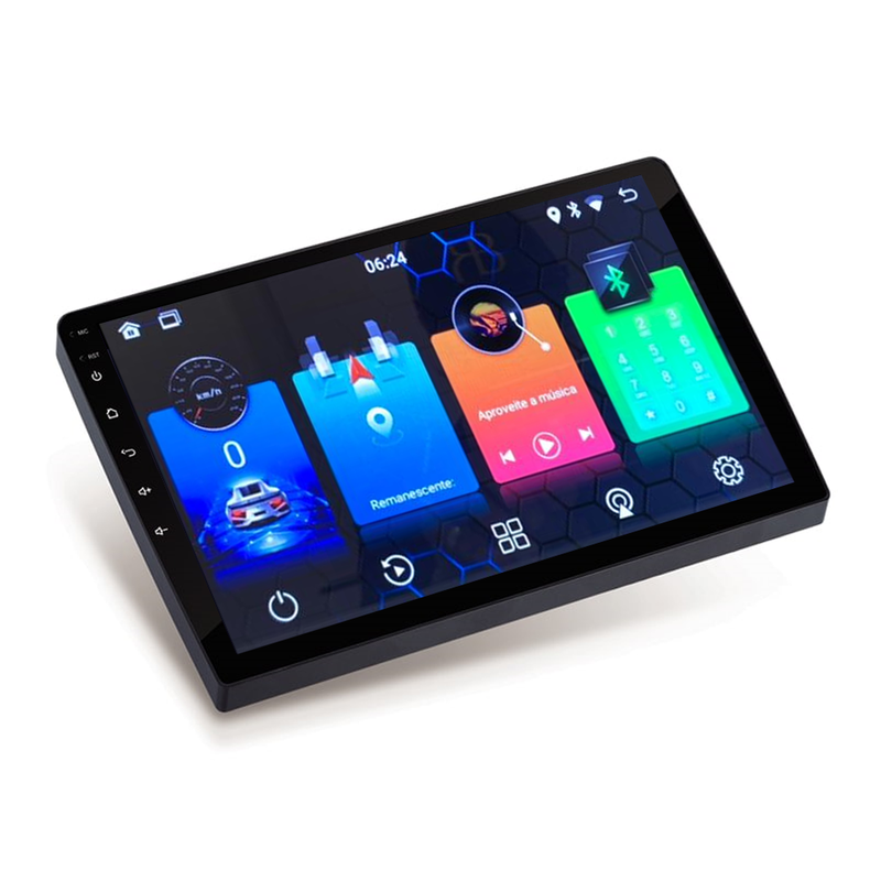 Central multimídia automotiva Android V2 Light com conexão rápida e design moderno.