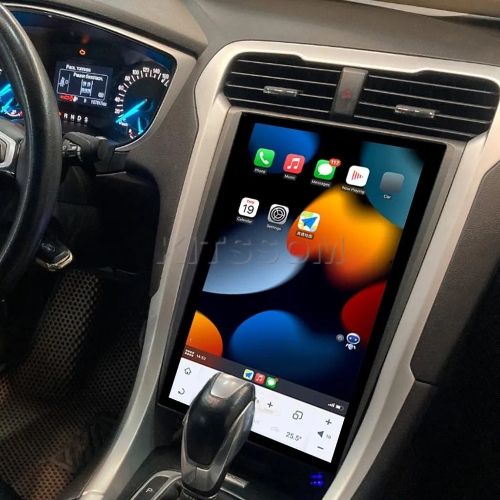Multimídia Ford Fusion 2013 2014 2015 2016 2017 V2 Tesla 13.6"