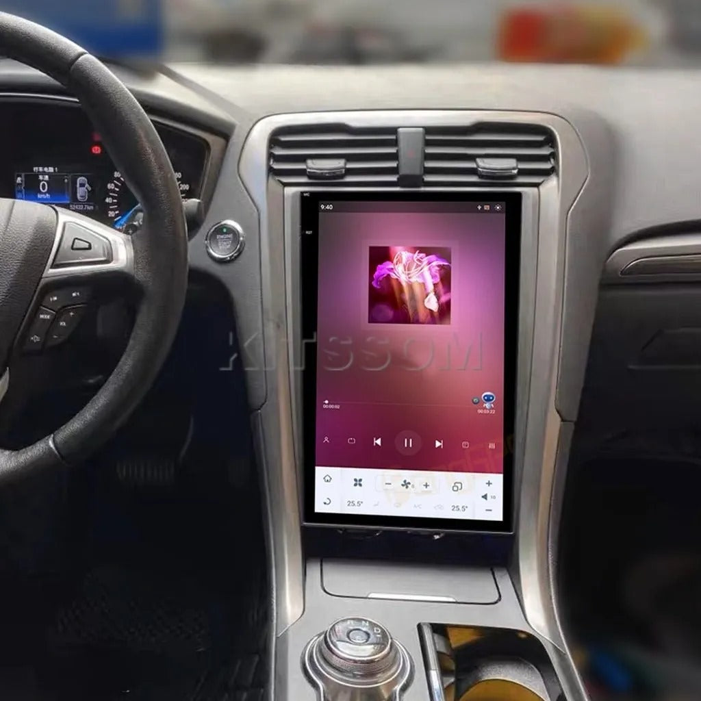 Multimídia Ford Fusion 2013 2014 2015 2016 2017 V2 Tesla 13.6"