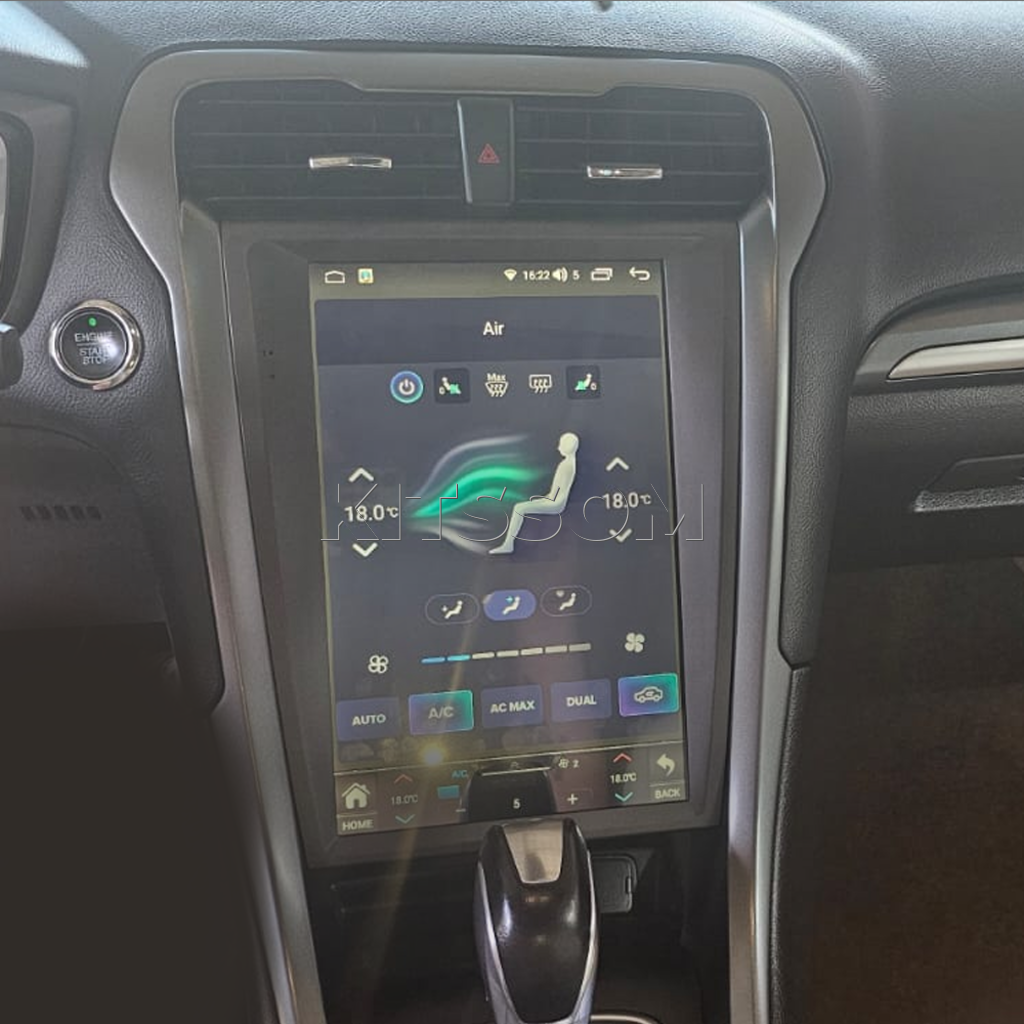 Multimídia Ford Fusion 2012 2013 2014 2015 2016 V2 Tesla 12.1"