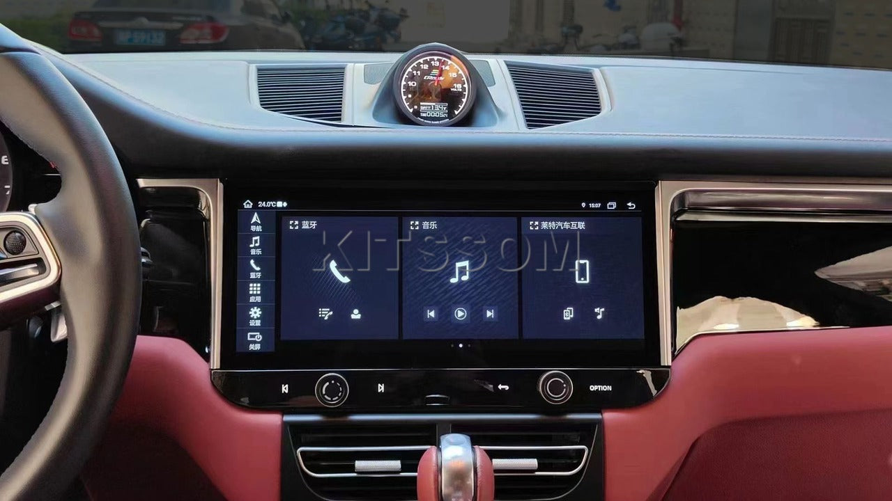 Suporte a Carplay, Android Auto e Bluetooth.