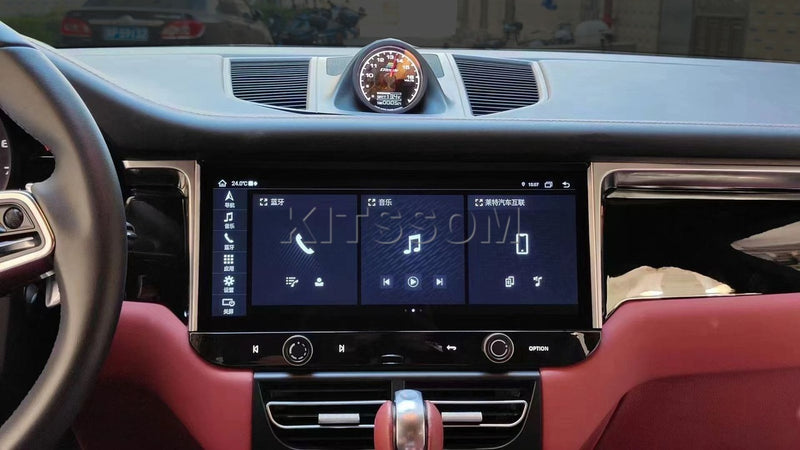 Suporte a Carplay, Android Auto e Bluetooth.