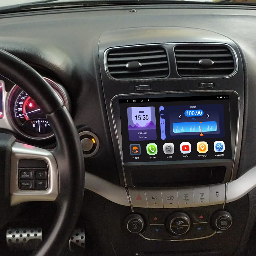 Multimídia Fiat Freemont 2012 2013 2014 2015 2016 2017 V2 Octa 4G 9" 2011