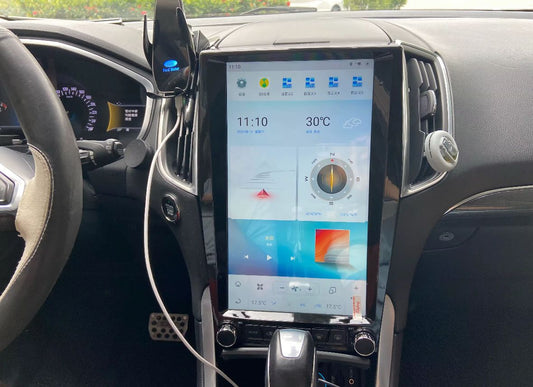 Multimídia Ford Edge St 2018 2019 2020 2021 2022 V2 Tesla 13.6"