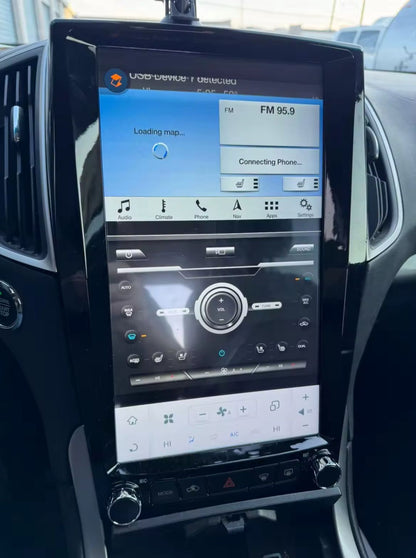 Multimídia Ford Edge St 2018 2019 2020 2021 2022 V2 Tesla 13.6"