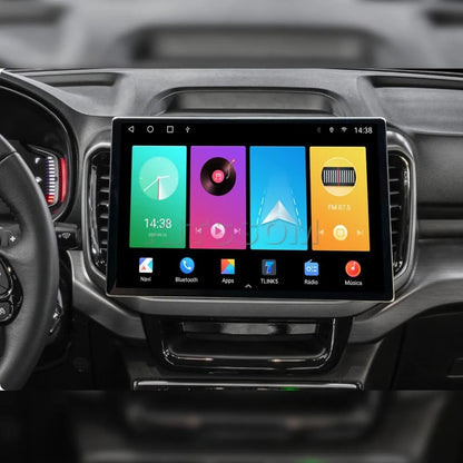 Multimídia Fiat Toro 2022 2023 2024 2025 V2 Tesla 13"