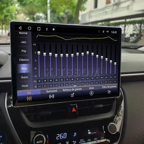 Multimídia Toyota Corolla Cross 2022 2023 2024 2025 2026 V2 Tesla 13"