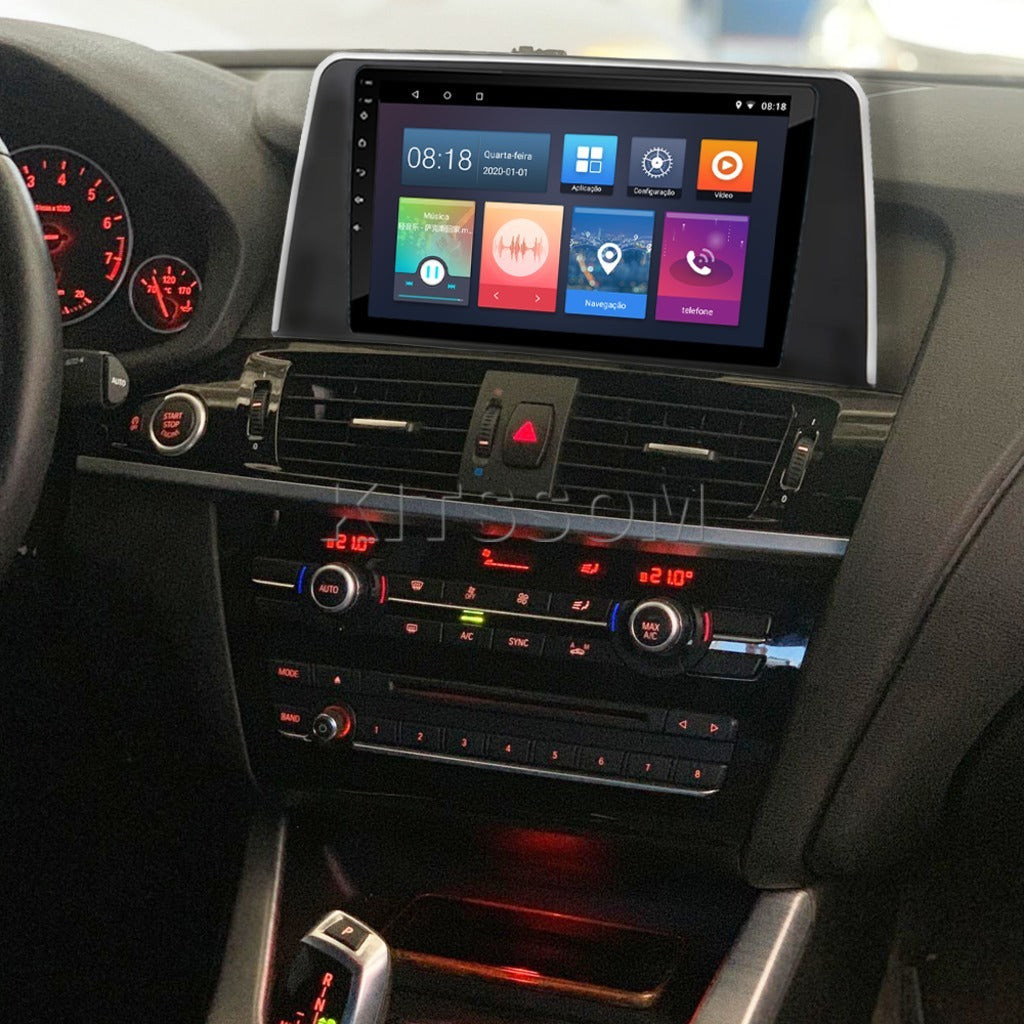 Multimidia BMW X3 X4 2013 2014 2015 2016 2017 2018 V2 Carplay 9"-V2 CAR AUDIO-Kitssom