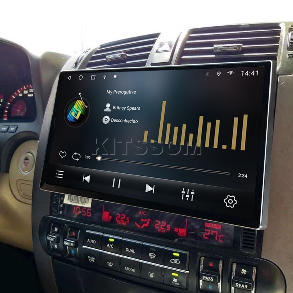 Multimídia Kia Mohave 2008 2009 2010 2011 2012 2013 2014 2015 2016 V2 Tesla 13"