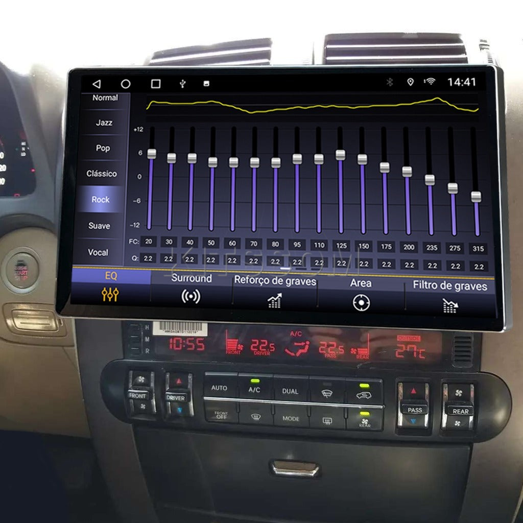 Multimídia Kia Mohave 2008 2009 2010 2011 2012 2013 2014 2015 2016 V2 Tesla 13"