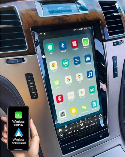 Multimídia Cadillac Escalade 2007 2008 2009 2010 2011 2012 2013 2014 V2 Tesla 13"