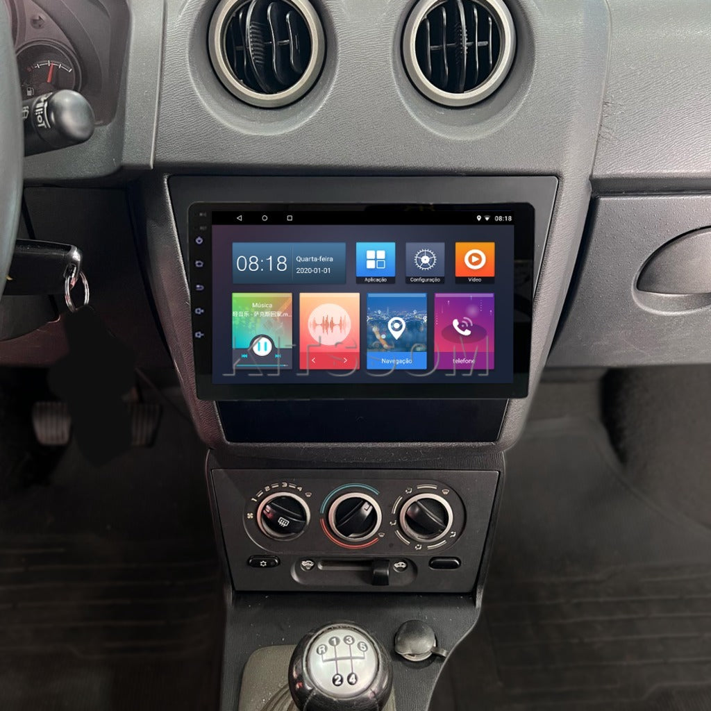 Multimidia Celta Prisma V2 Carplay 9"-V2 CAR AUDIO-Kitssom
