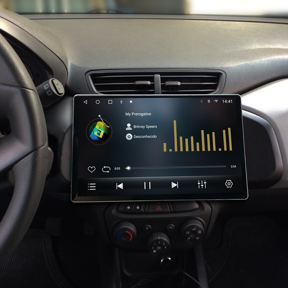 Multimídia Onix Prisma 2015 2016 2017 2018 2019 V2 Tesla 13" 2012 2013 2014