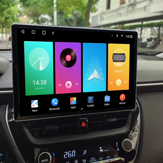 Multimídia Toyota Corolla 2022 2023 2024 2025 2026 V2 Tesla 13"