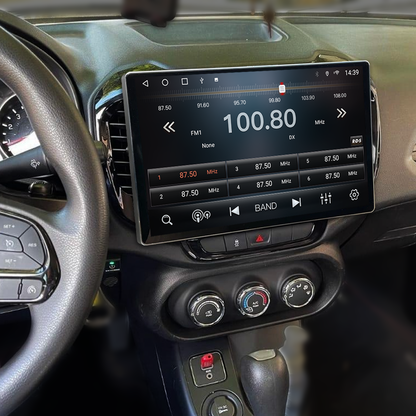 Multimídia Fiat Toro 2018 2019 2020 2021 2022 2023 V2 Tesla 13" 2015 2016 2017