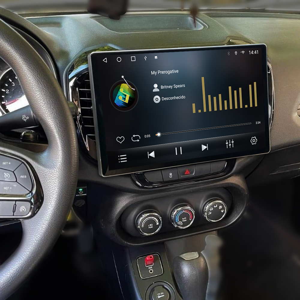 Multimídia Fiat Toro 2018 2019 2020 2021 2022 2023 V2 Tesla 13" 2015 2016 2017