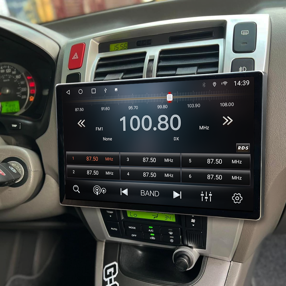 Multimídia Hyundai Tucson 2011 2012 2013 2014 2015 V2 Tesla 13" 2007 2008 2009 2010