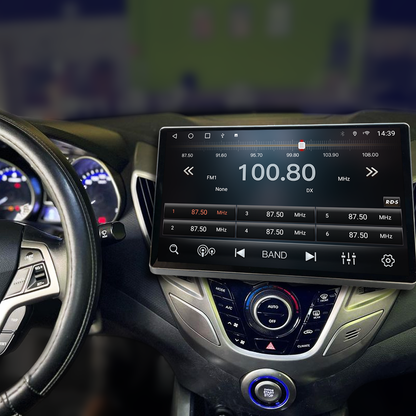 Multimídia Hyundai Veloster 2014 2015 2016 2017 V2 Tesla 13" 2011 2012 2013