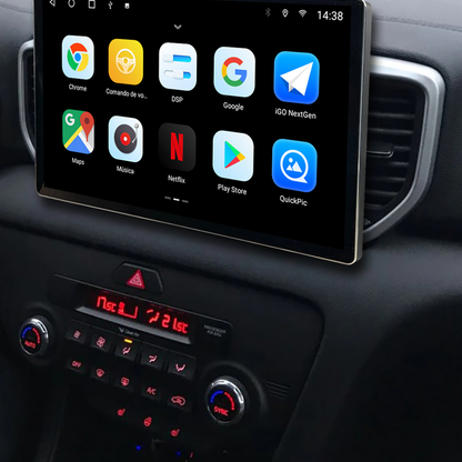 Multimídia Kia Sportage 2019 2020 2021 V2 Tesla 13"