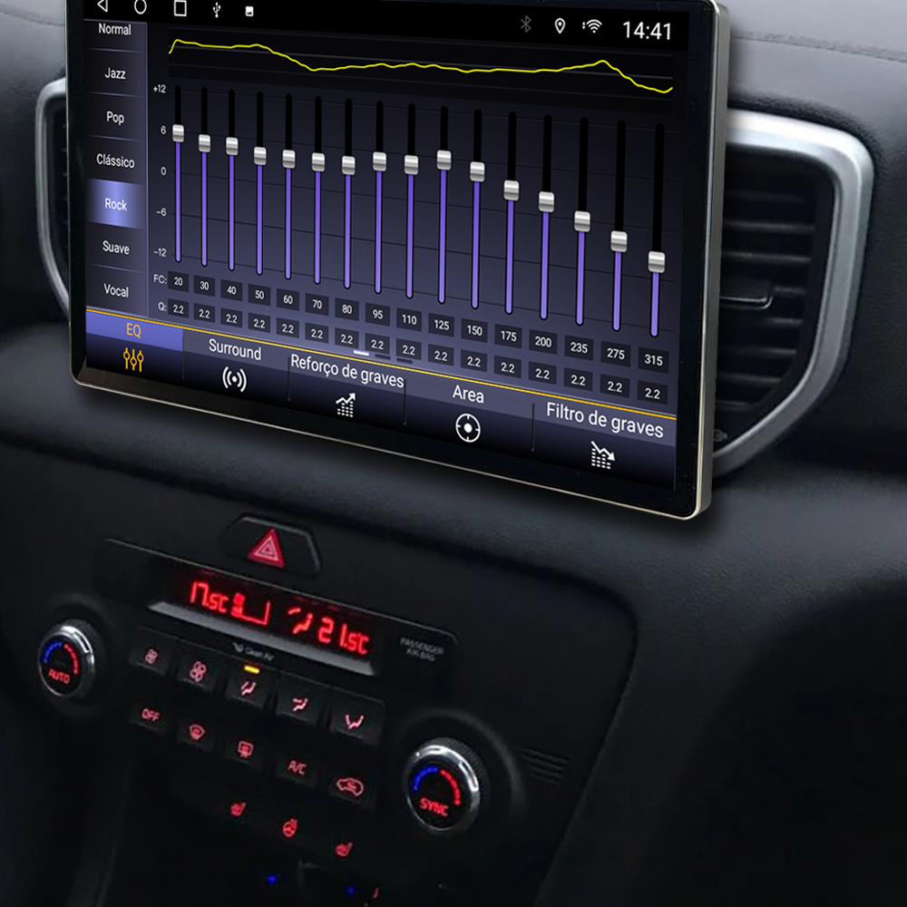 Multimídia Kia Sportage 2019 2020 2021 V2 Tesla 13"
