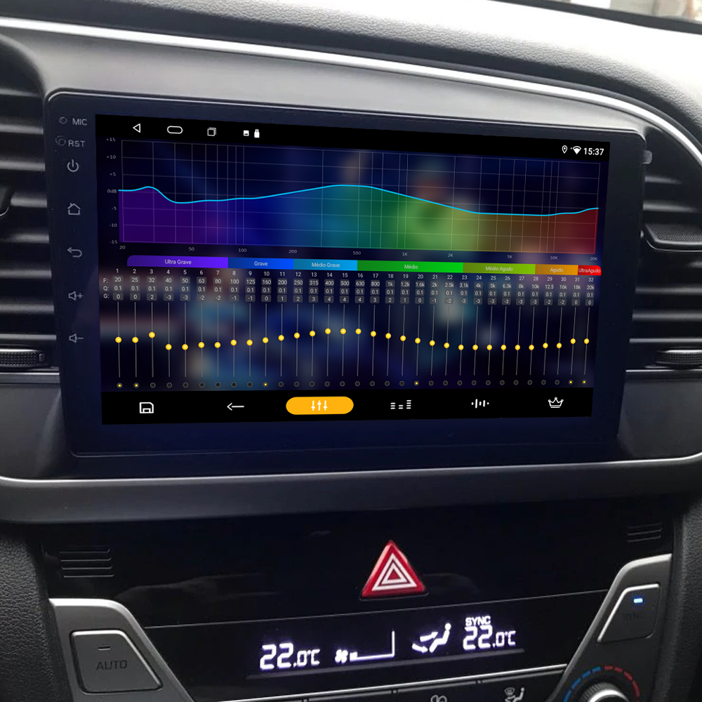 Multimídia Elantra 2017 2018 2019 2020 V2 Octa 4G 9"