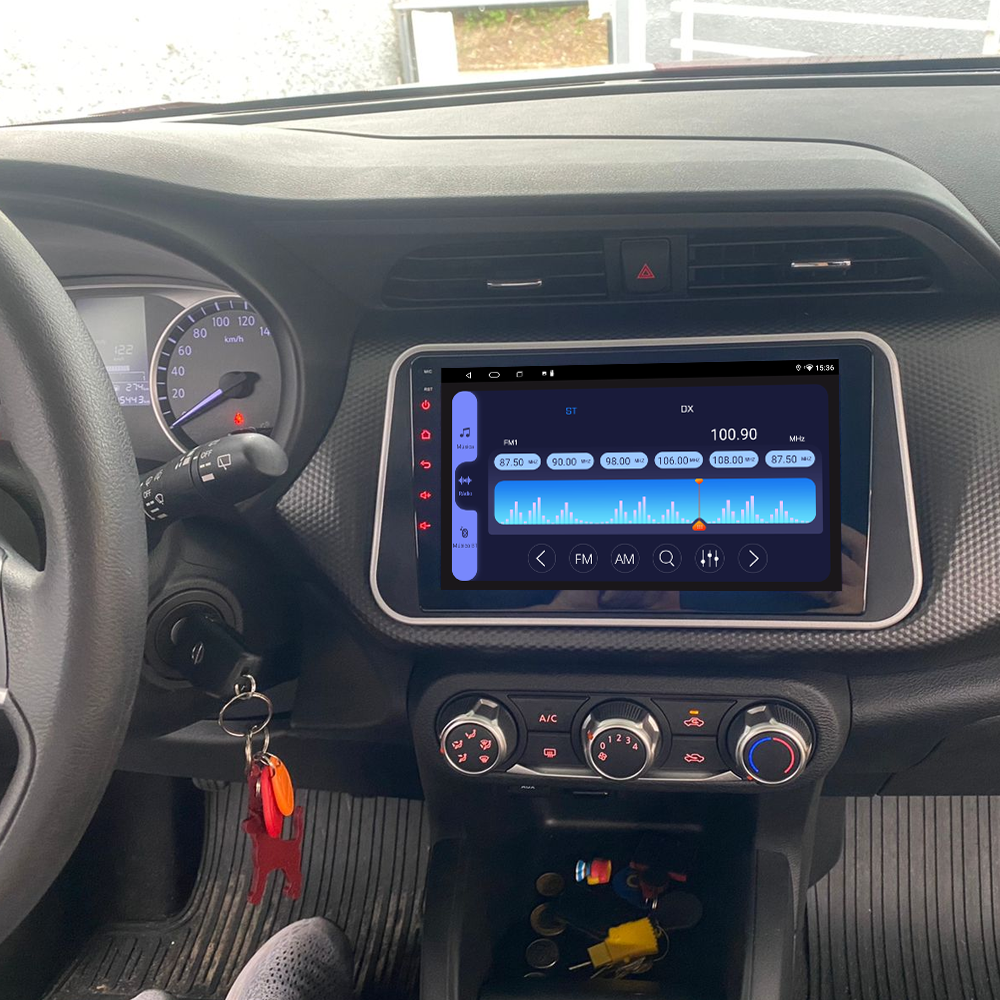 Multimídia Kicks 2018 2019 2020 2021 2022 2023 V2 Octa 4G 9" 2015 2016 2017