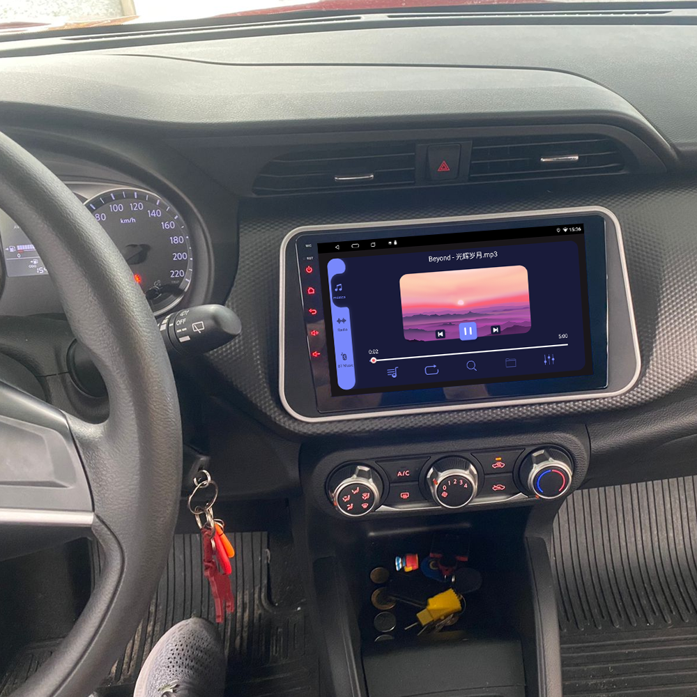 Multimídia Kicks 2018 2019 2020 2021 2022 2023 V2 Octa 4G 9" 2015 2016 2017