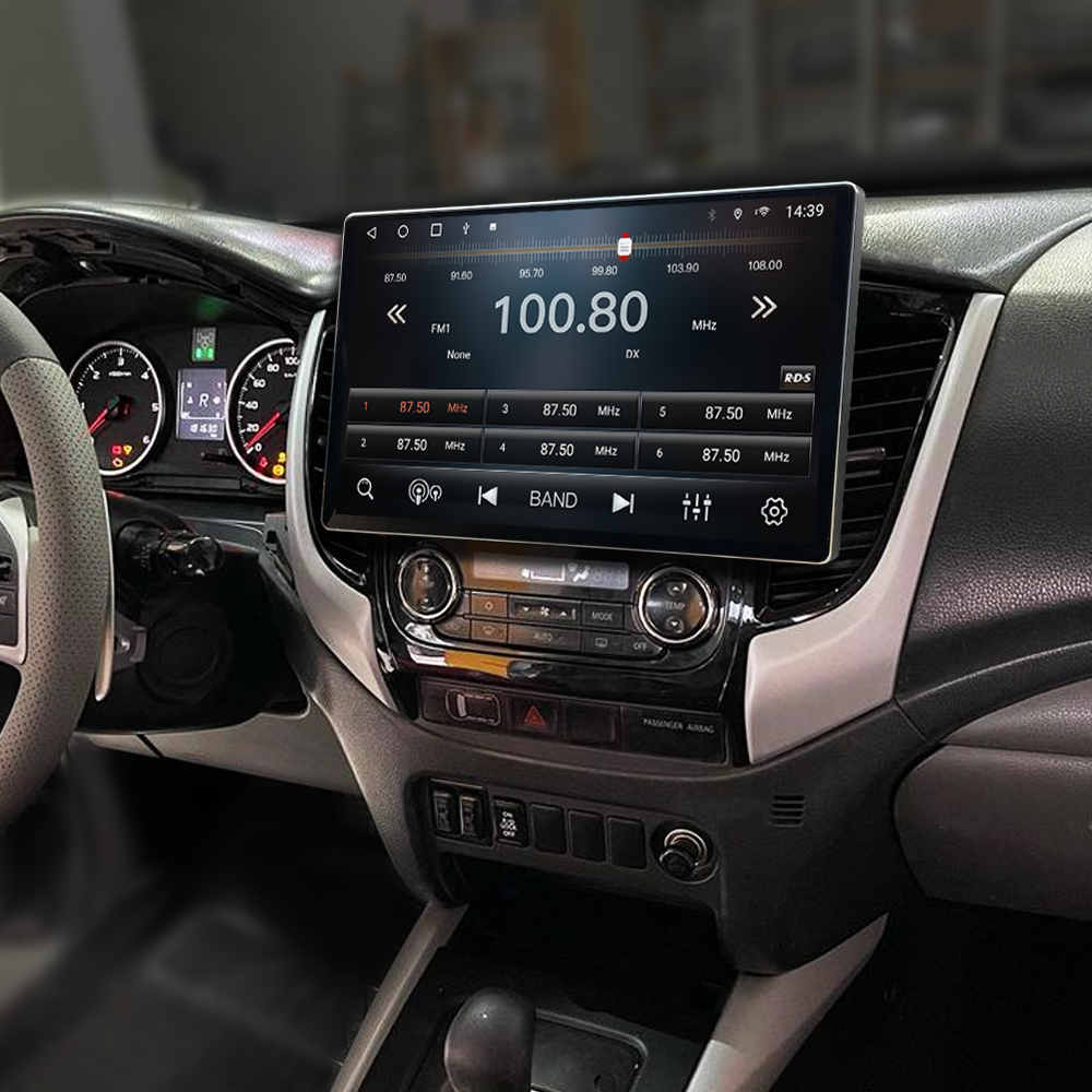 Multimídia L200 Triton 2020 2021 2022 2023 AC AN V2 Tesla 13" 2017 2018 2019