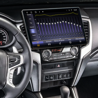 Multimídia L200 Triton Sport 2022 2023 2024 V2 Tesla 13" Mitsubishi