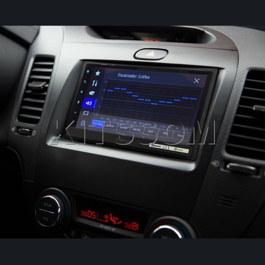 Multimídia Cerato 2017 2018 2019 Pioneer Carplay Android Auto TV 7" 2013 2014 2015 2016