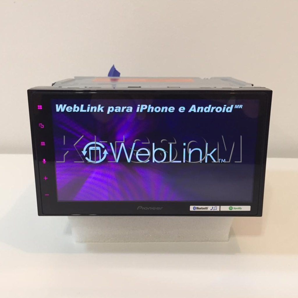 Multimídia Universal Pioneer DMH-Z5380TV Carplay Android Auto TV 7"-Pioneer-Kitssom