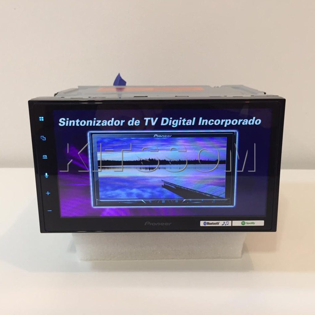 Multimídia Universal Pioneer DMH-Z5380TV Carplay Android Auto TV 7"-Pioneer-Kitssom