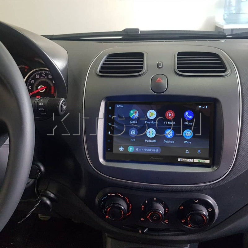 Multimídia Pioneer Grand Siena 2016 2017 2018 2019 2020 Carplay Android Auto TV 7" 2013 2014 2015