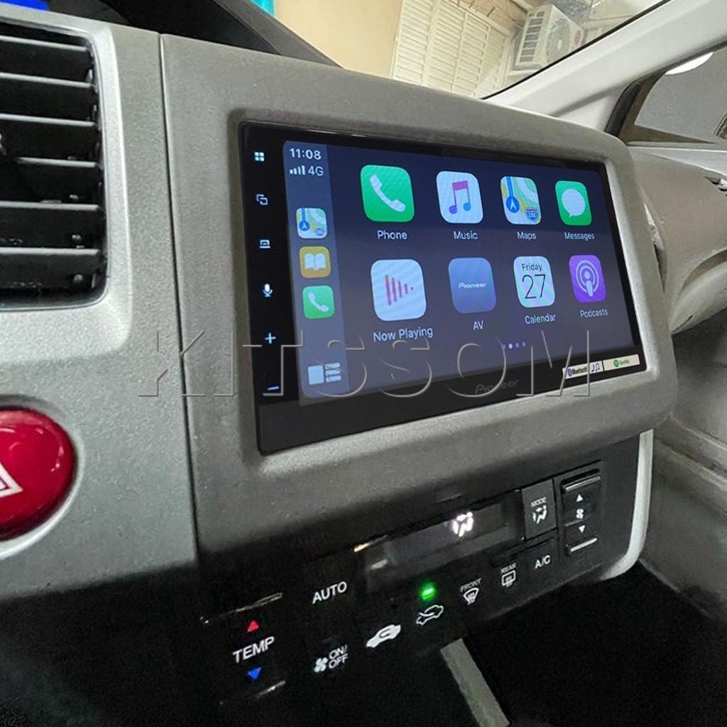 Multimidia Civic G9 2012 2013 2014 2015 2016 Pioneer Carplay Android Auto TV 7"
