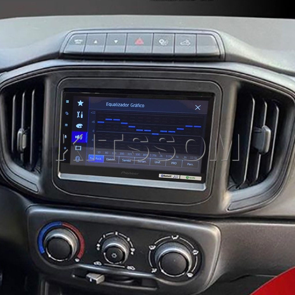 Multimídia Strada 2020 2021 2022 Pioneer Carplay Android Auto TV 7"-Pioneer-Kitssom