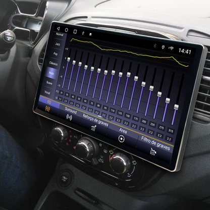 Multimídia Renault Captur 2019 2020 2021 2022 2023 V2 Tesla 13" 2015 2016 2017 2018