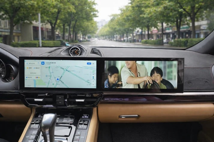 Multimídia Tela Dupla Cayenne 2014 15 16 17 18 19 OEM 24.3